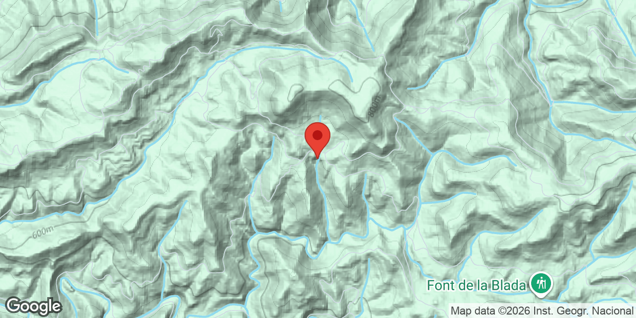 Mapa de situación de PEDRÓS, BALMA DEL