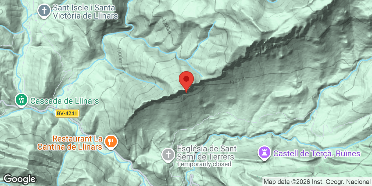 Mapa de situación de GRALLES, COVA DE LES