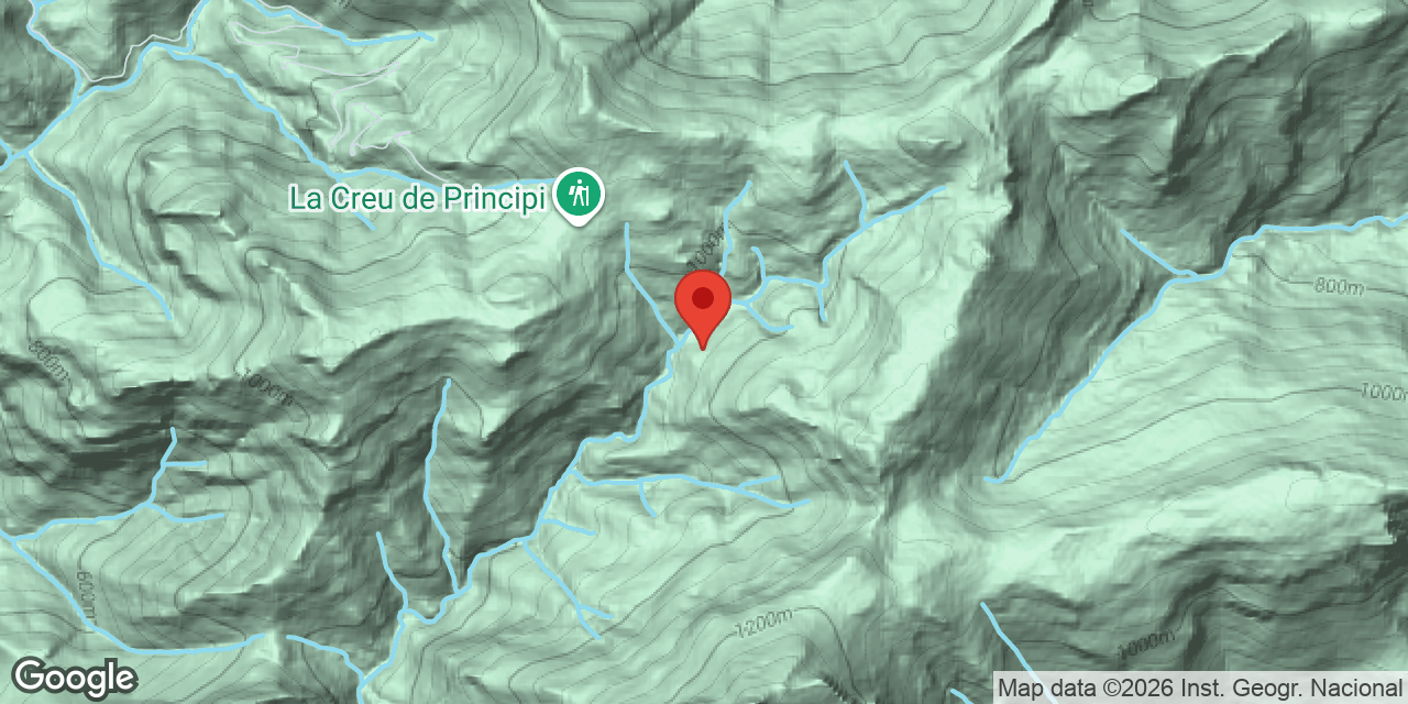 Mapa de situació de FONT DEL BAC DELS RABADANS, FORAT DE LA