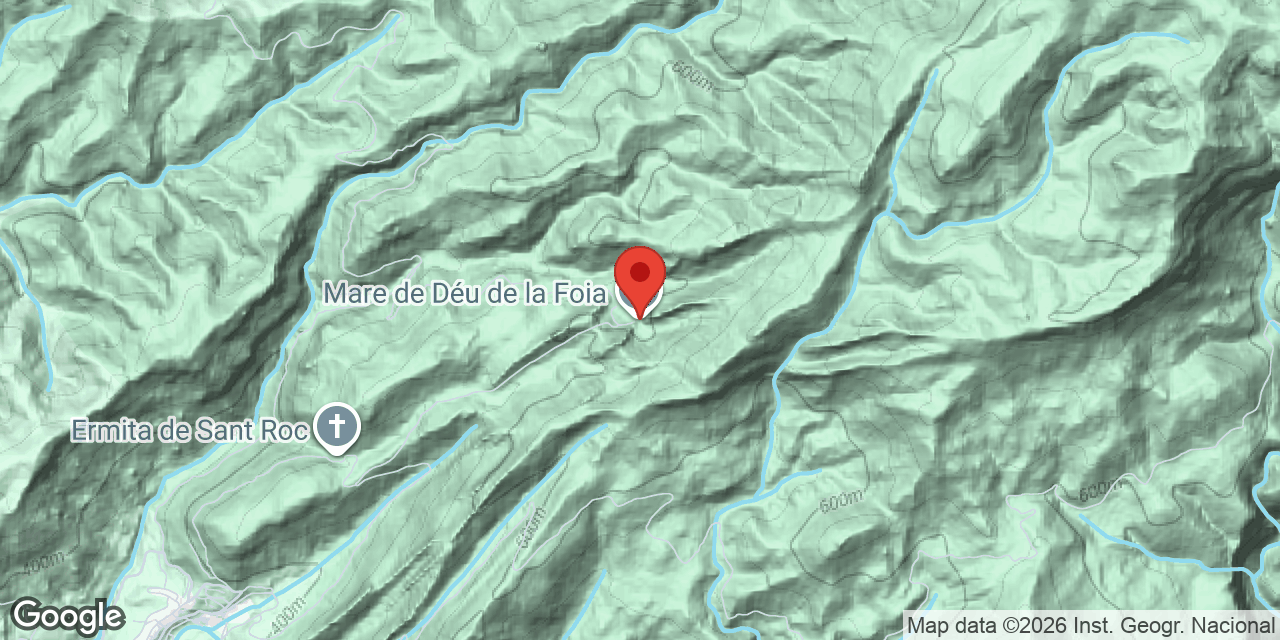Mapa de situació de FOIA, COVA DE LA
