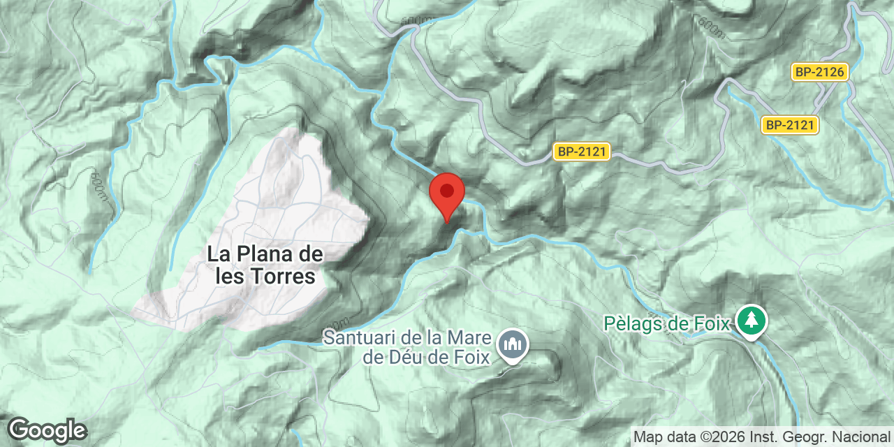 Mapa de situación de CAL MAGÍ ROSSELL, COVA DE