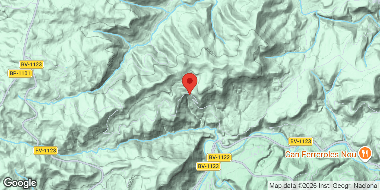 Mapa de situació de GRAN, BAUMA