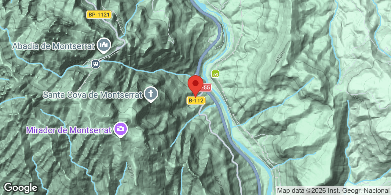 Location map of TORRENT DE LES ÀGUILES, BALMA DEL