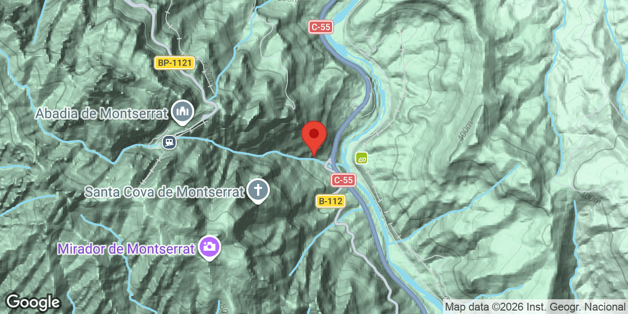 Mapa de situación de TORRENT DE SANTA MARIA, BALMA DEL