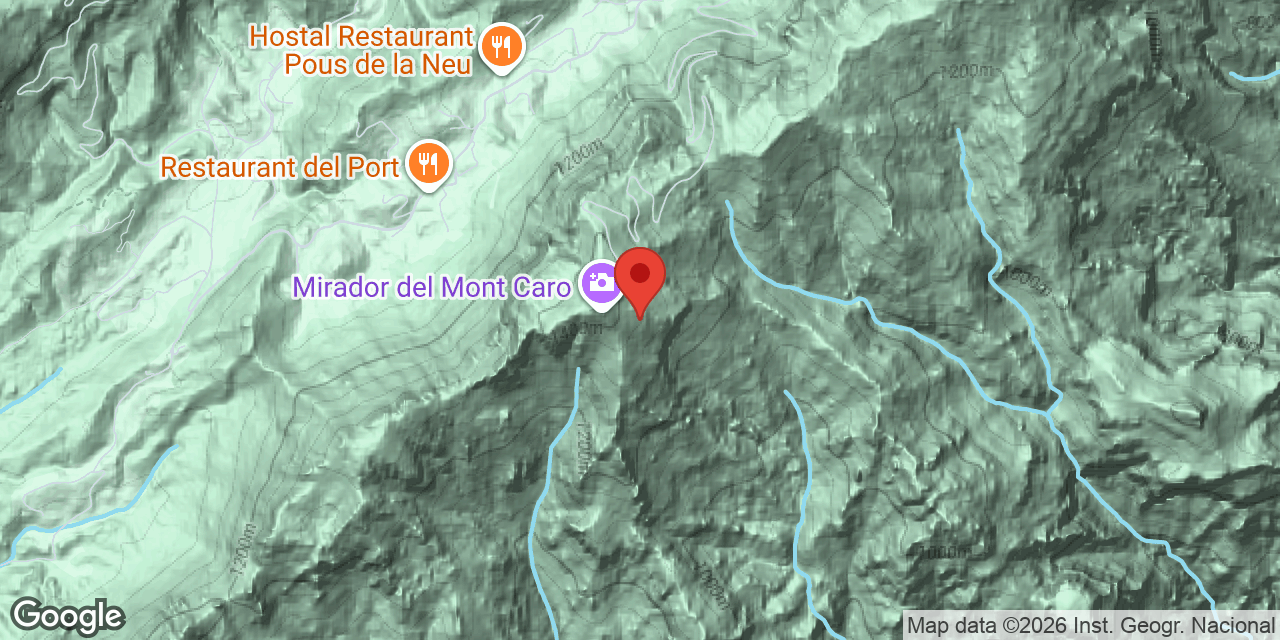 Mapa de situación de CARO, AVENC DEL