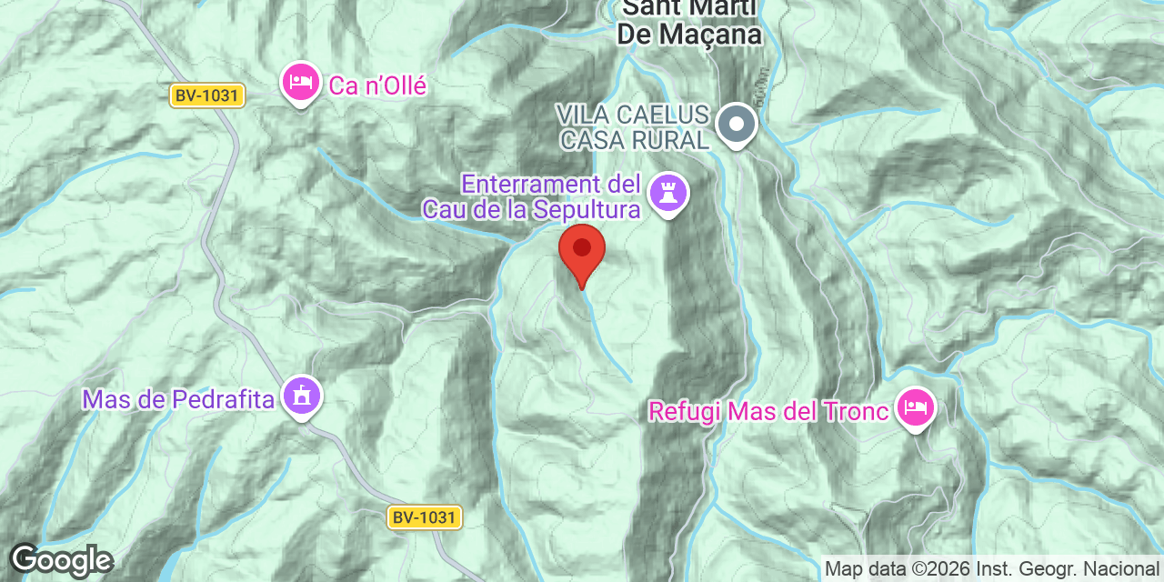Mapa de situación de BANDOLERS, BALMA DELS