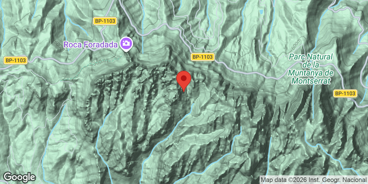 Mapa de situación de ESLLAVISSADA, COVA DE L'