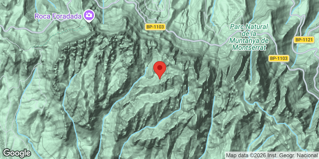 Mapa de situació de PRUNERES, COVA DE LES