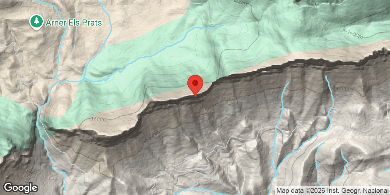 Mapa de situació de SABATER, ESPLUGA DEL