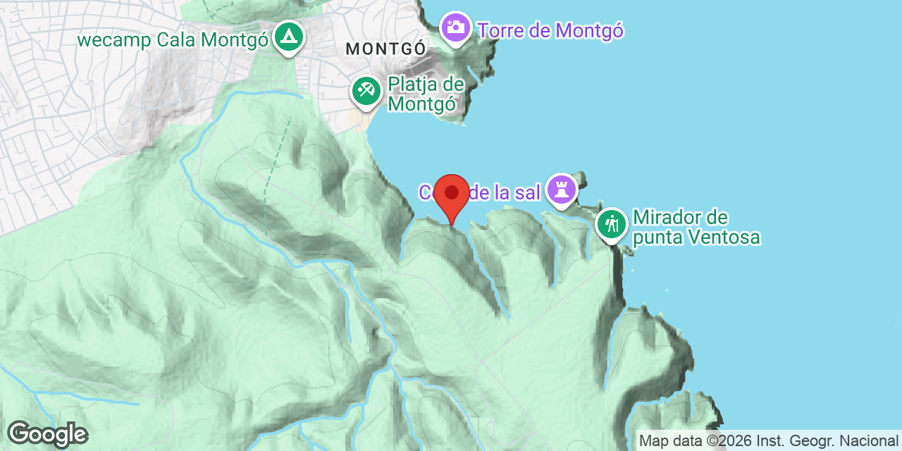 Mapa de situació de CÒRREC FONDO, COVA DEL
