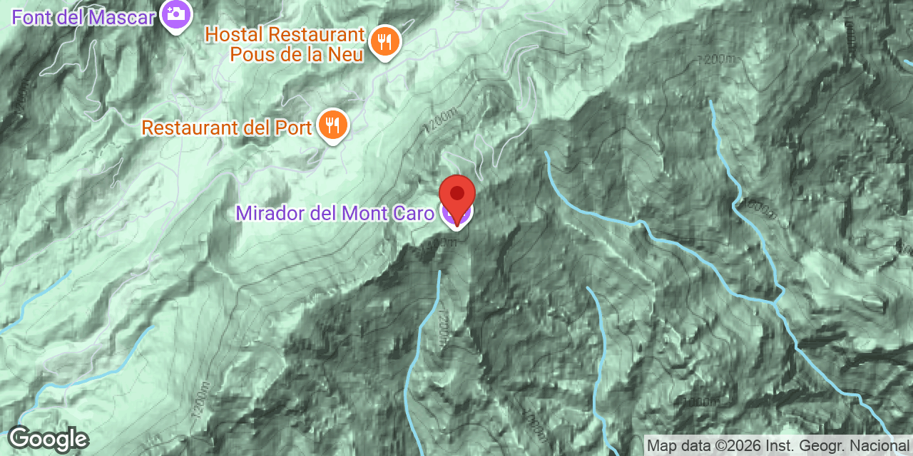 Mapa de situación de CASETA FORESTAL, AVENC DE LA