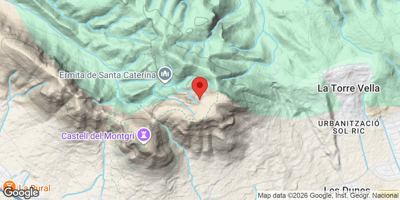 Mapa de situación de DENTS, CAU DE LES