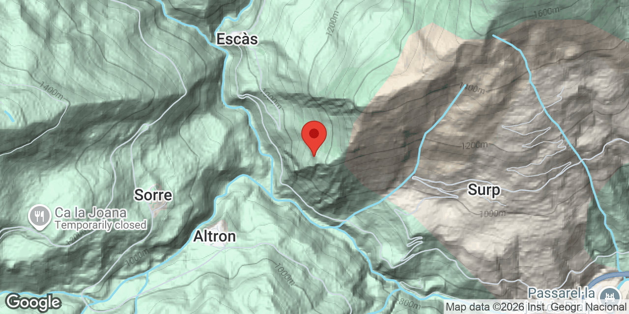 Mapa de situación de ENCANTADES, FORAT DE LES
