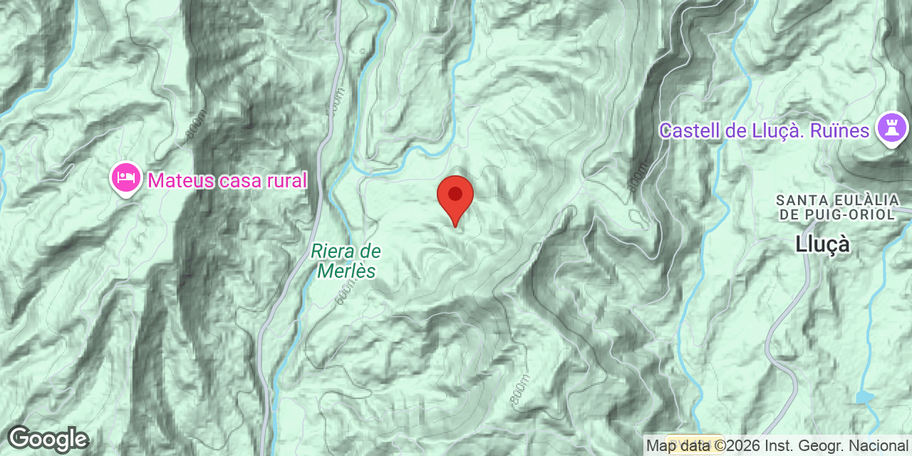 Mapa de situació de RACONS, BALMA Nº2 DELS