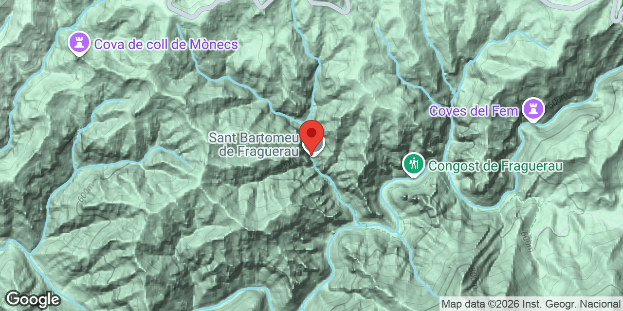 Carte de situation de SANT BARTOMEU DE FRAGUERAU, BALMA DE