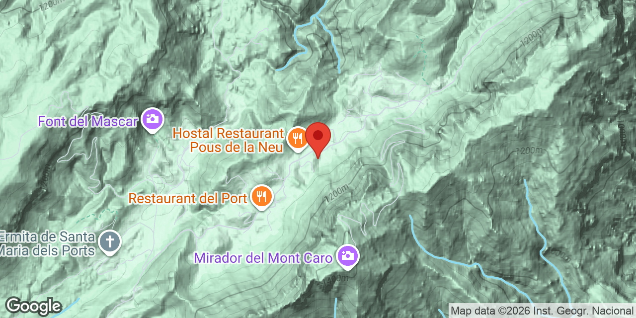 Mapa de situació de ESTORAC, COVA-AVENC DE L'