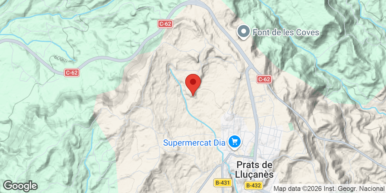 Mapa de situació de GRAU, BALMA DEL