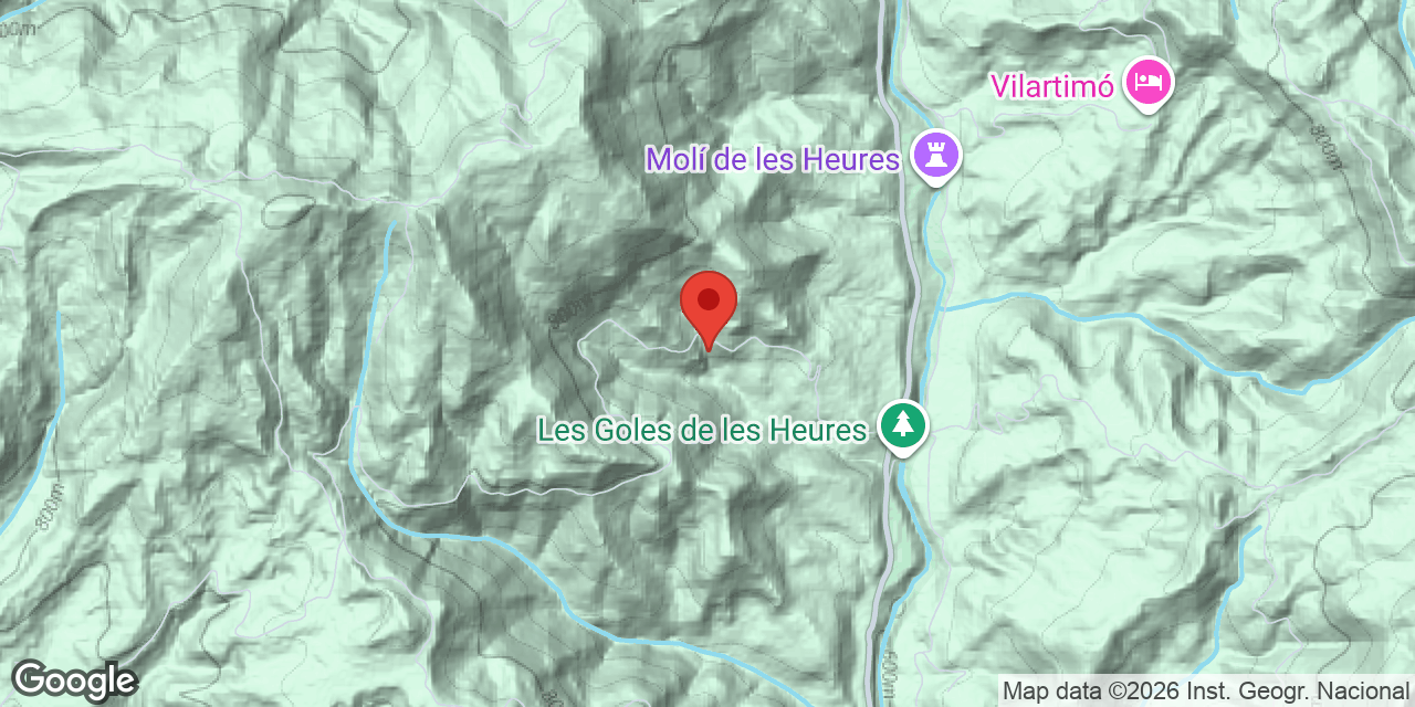 Location map of HEURES, BALMA DE LES