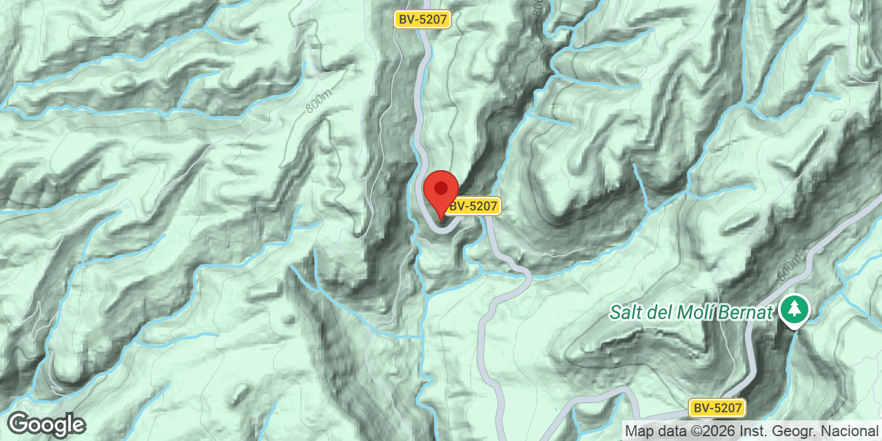 Mapa de situación de CORBERA VELLA, BALMA DE LA