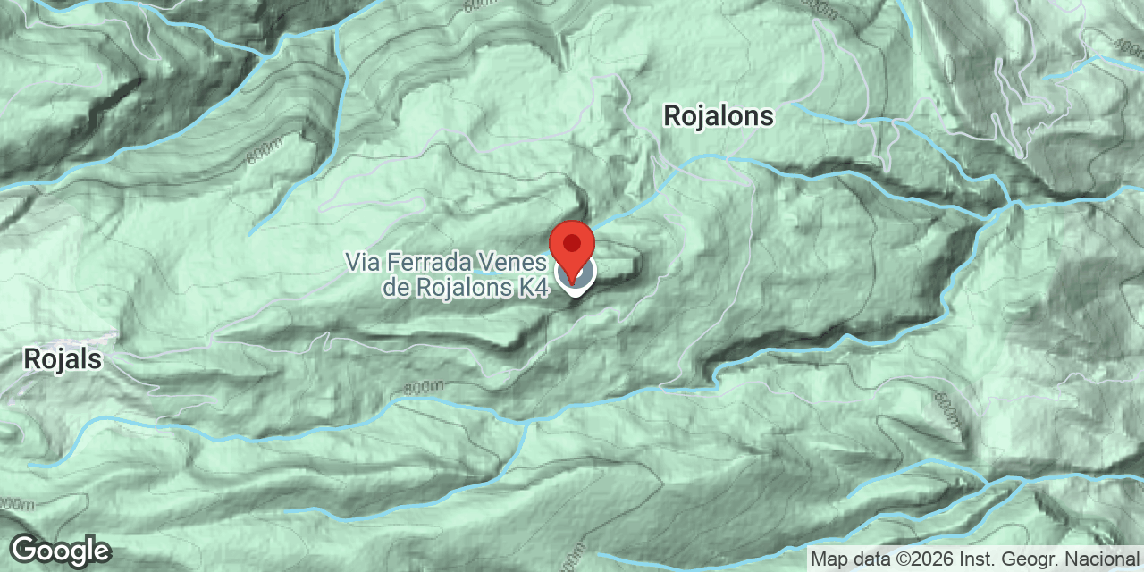 Mapa de situació de VENES, ESQUERDES DE LES - ROJALONS, AVENC GRAN DE