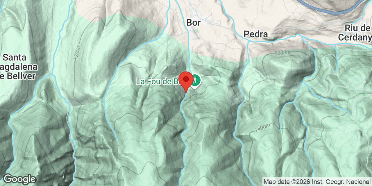 Mapa de situació de AMBRET, TUTA DE L'