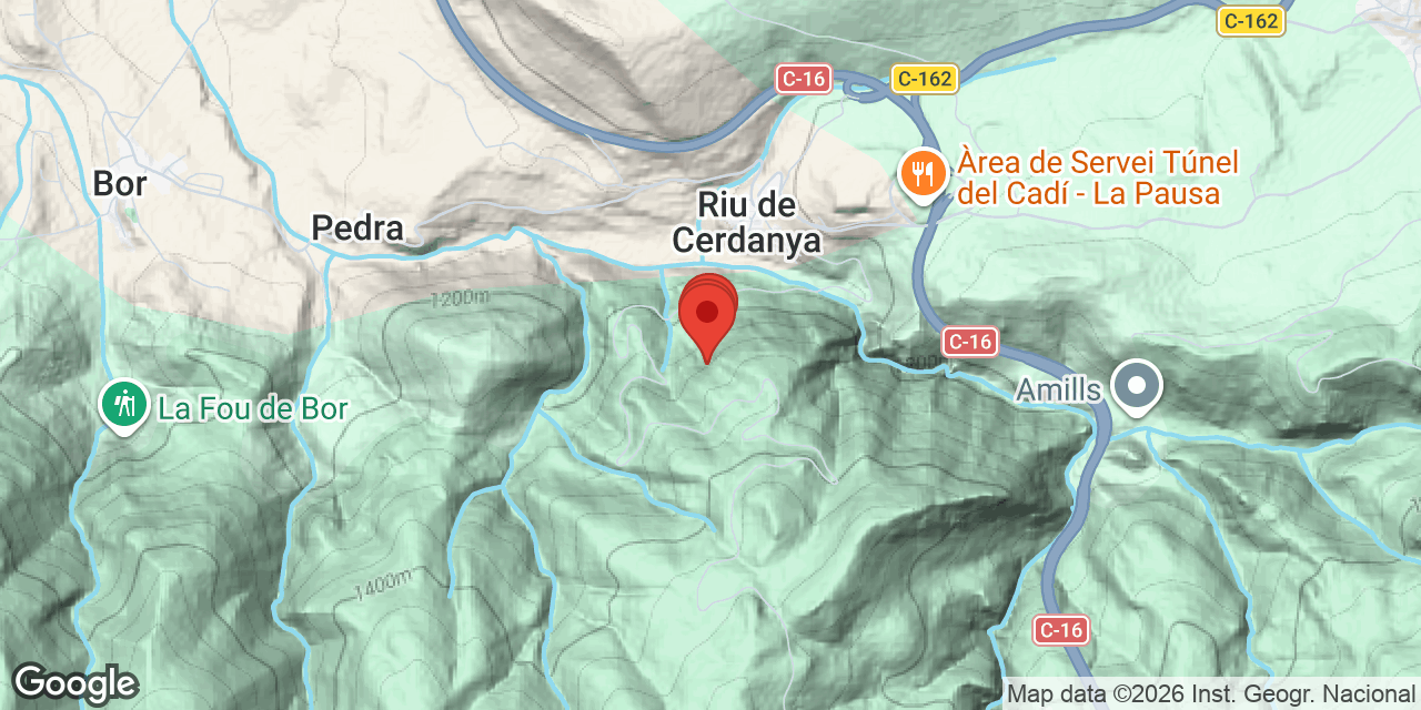 Mapa de situació de RIU, COVETES DE