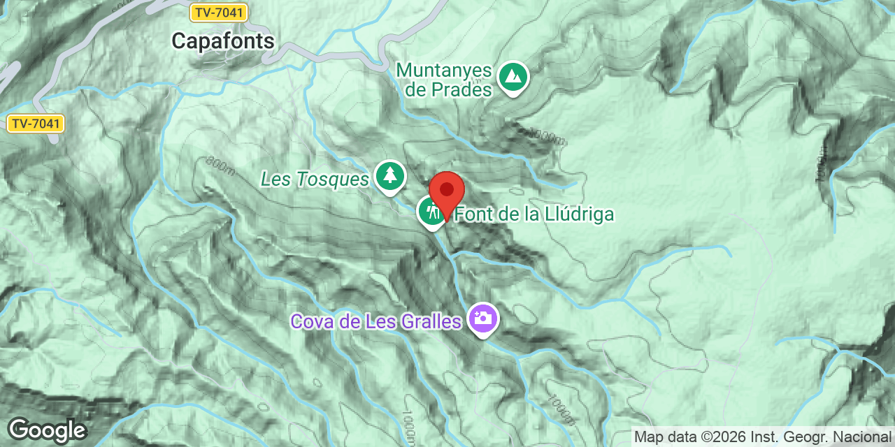 Mapa de situación de CAPELLADES, AVENC