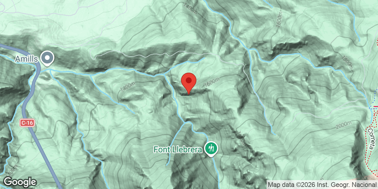Carte de situation de ROCA D'URÚS, BAUMA SUPERIOR DE LA
