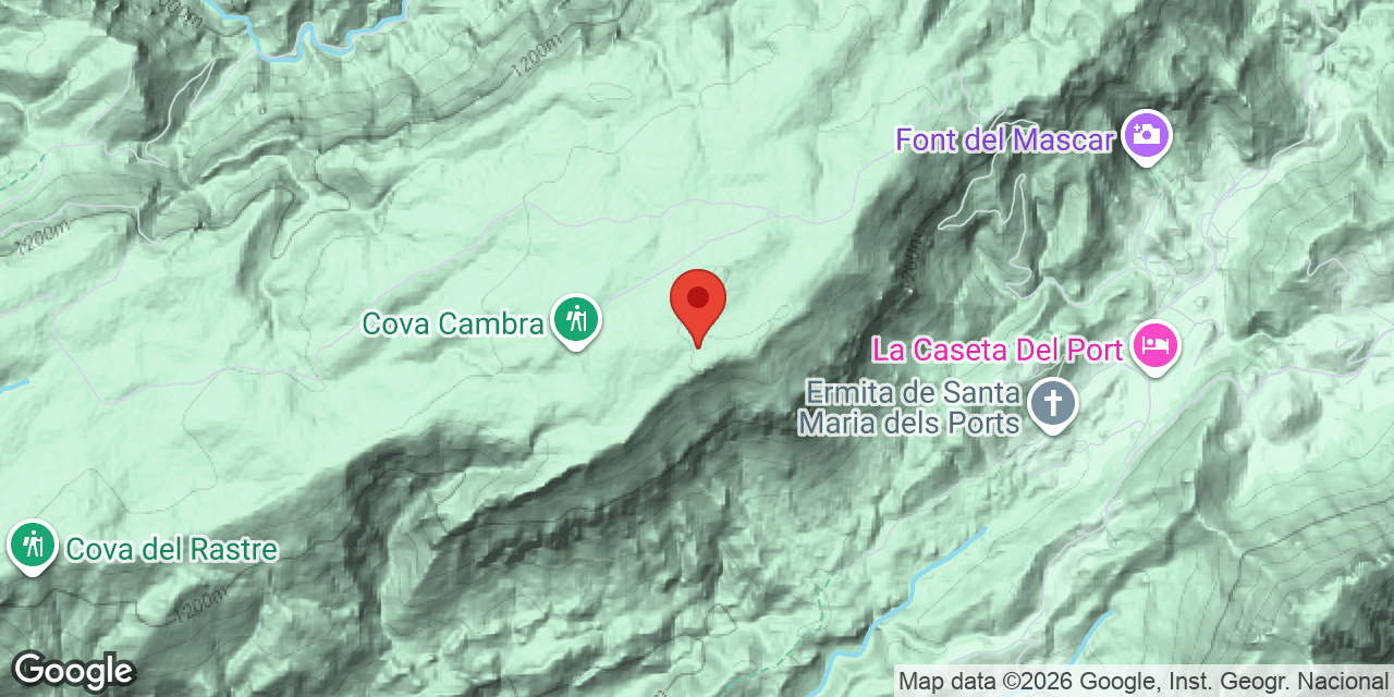 Mapa de situación de REIXOS, AVENC DELS