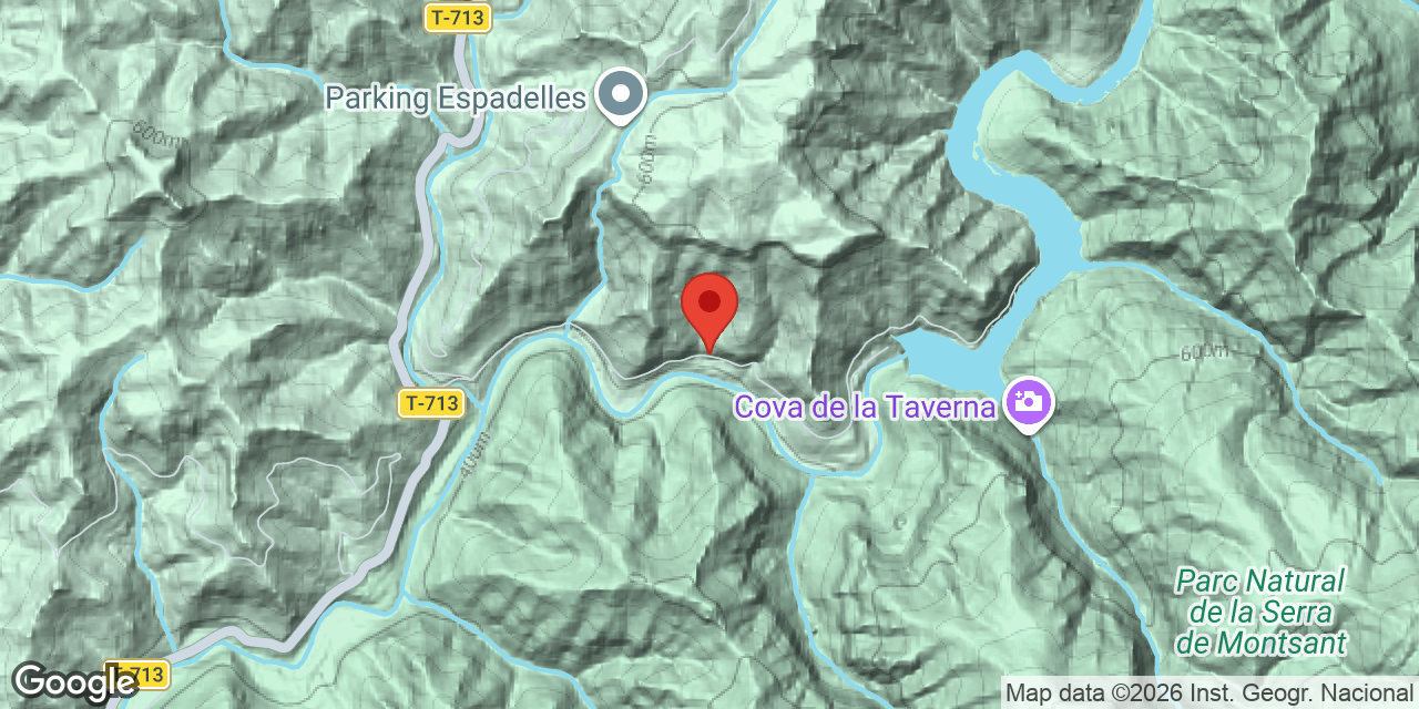 Mapa de situació de MAS DE N'ARQUES, COVA DE
