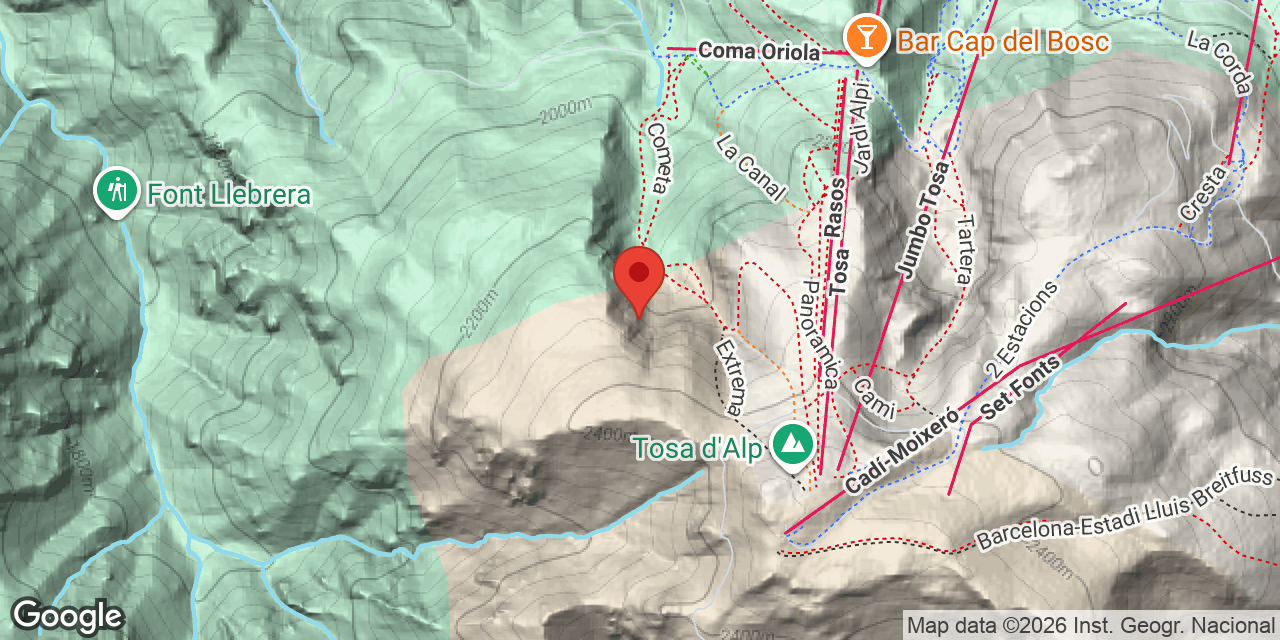 Mapa de situació de PONT DE ROCA, COVA DEL