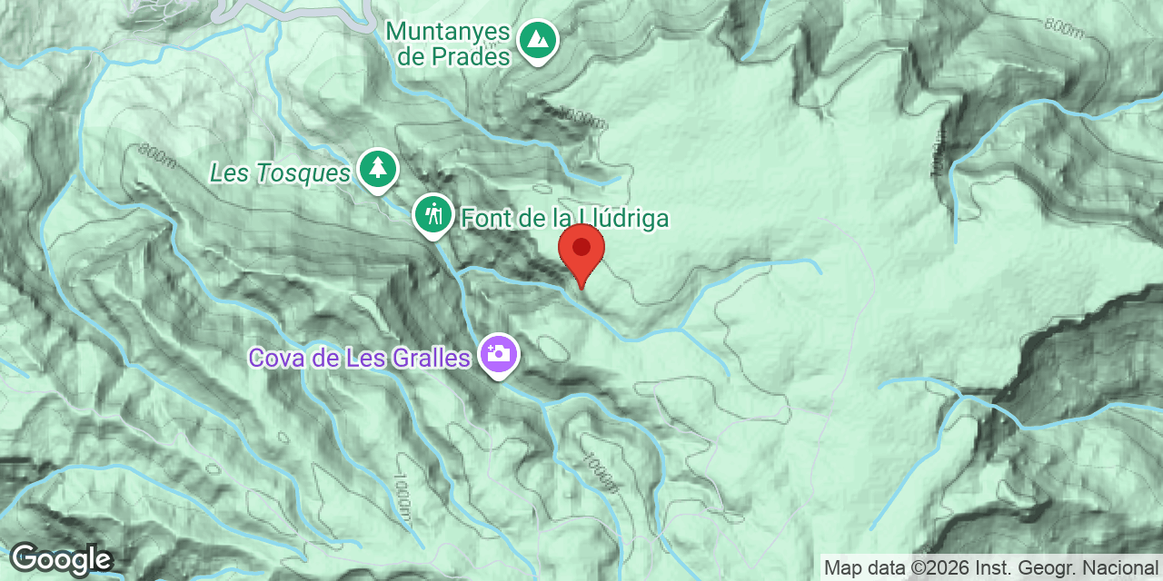 Mapa de situación de ESCUDELLETA, COVA Nº5 DE L'