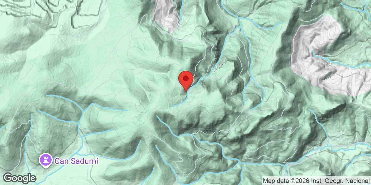 Mapa de situació de ALZINAR, AVENC DE L'