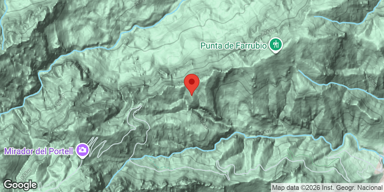 Mapa de situació de FARRUBIO-3, AVENC DE