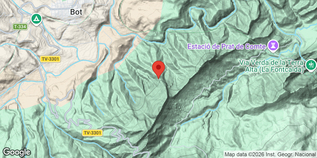 Mapa de situación de BARRANC DEL MIGDIA, COVES DEL