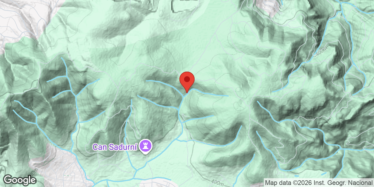 Mapa de situación de CAN FIGUERES, AVENC PETIT DE