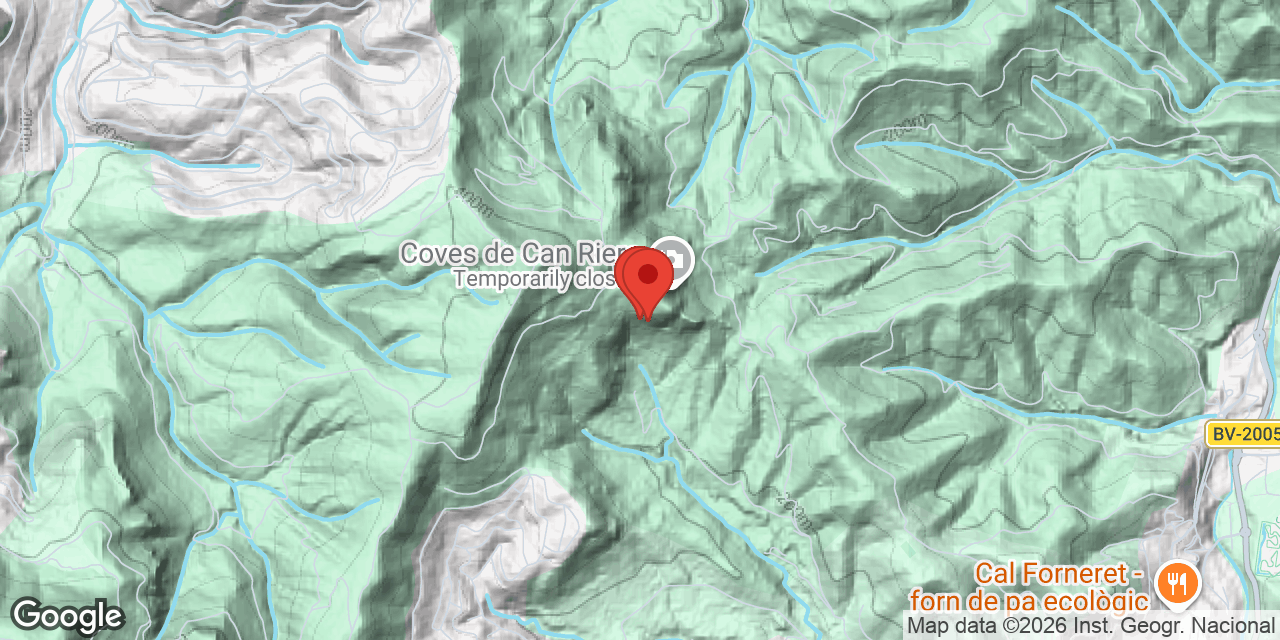 Mapa de situació de CAN MAS, COVES Nº2-3 DE