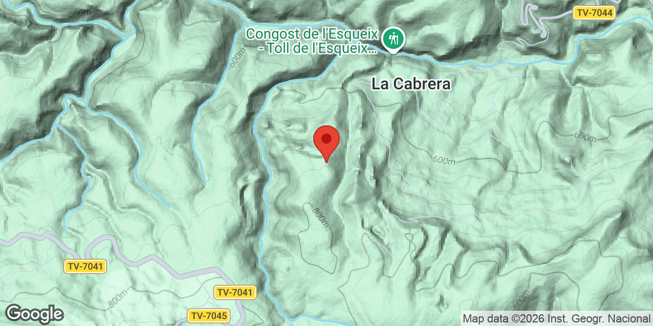 Mapa de situació de NR-7, AVENC