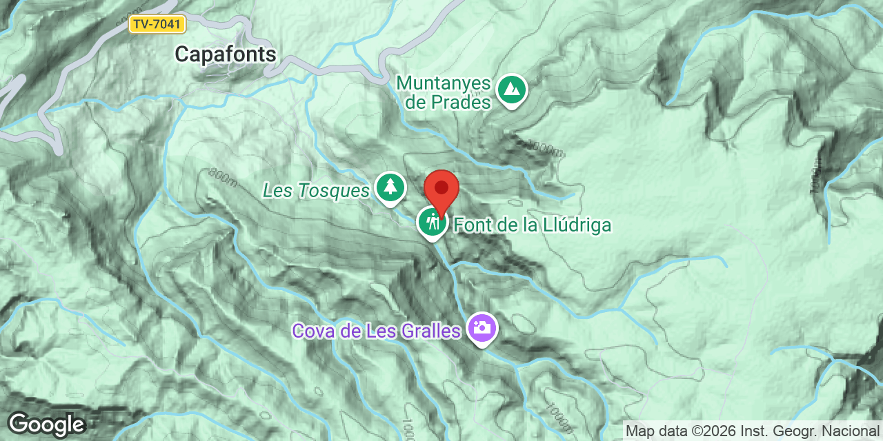 Mapa de situació de LLASTRA, AVENC DE LA