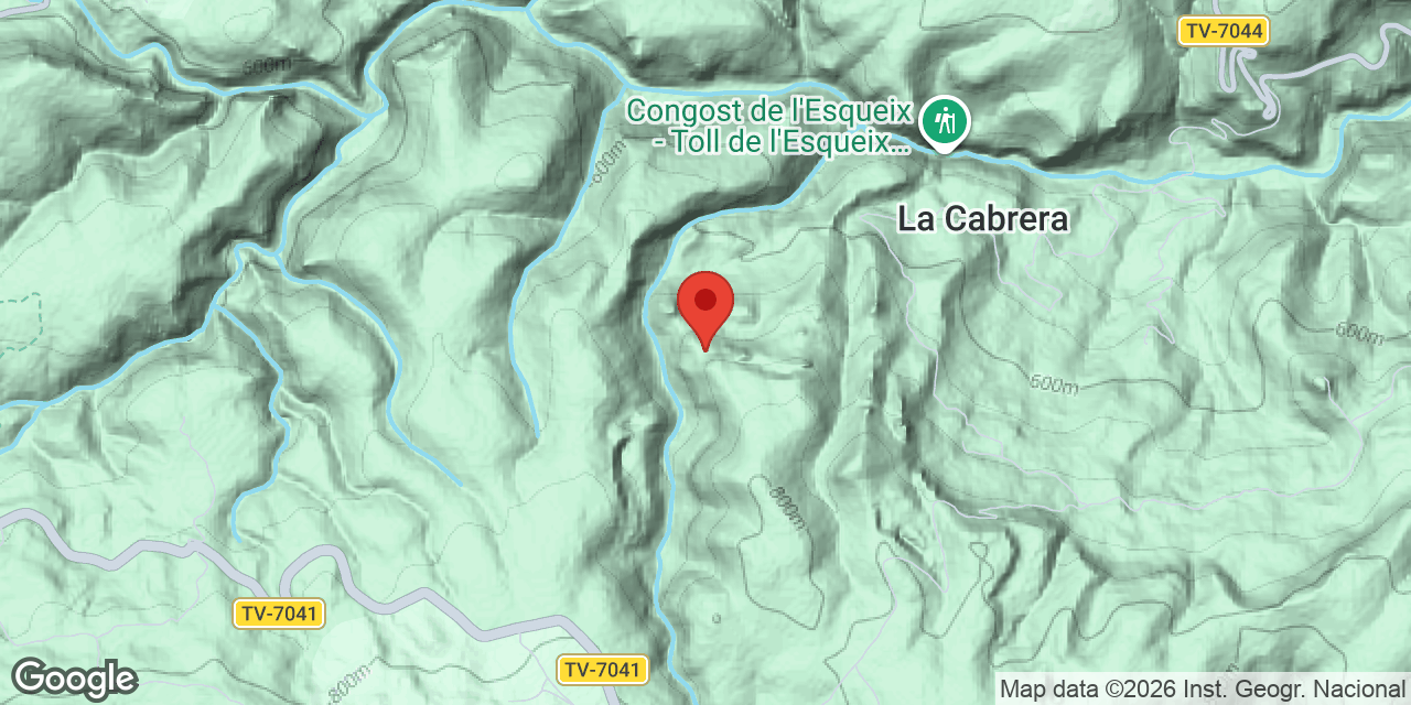 Mapa de situació de M-13, AVENC