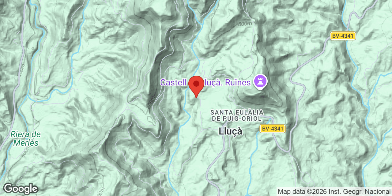 Location map of FONT DELS BOUS, BALMES DE LA