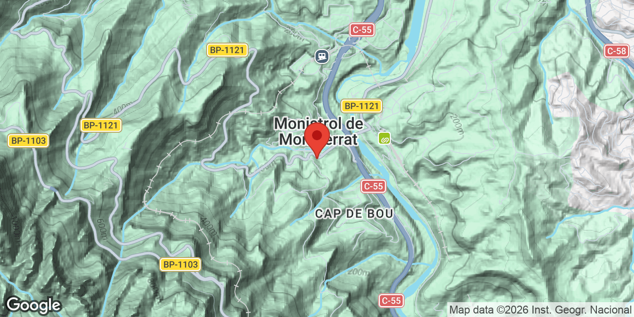 Mapa de situación de MENTIROSA DE MONISTROL