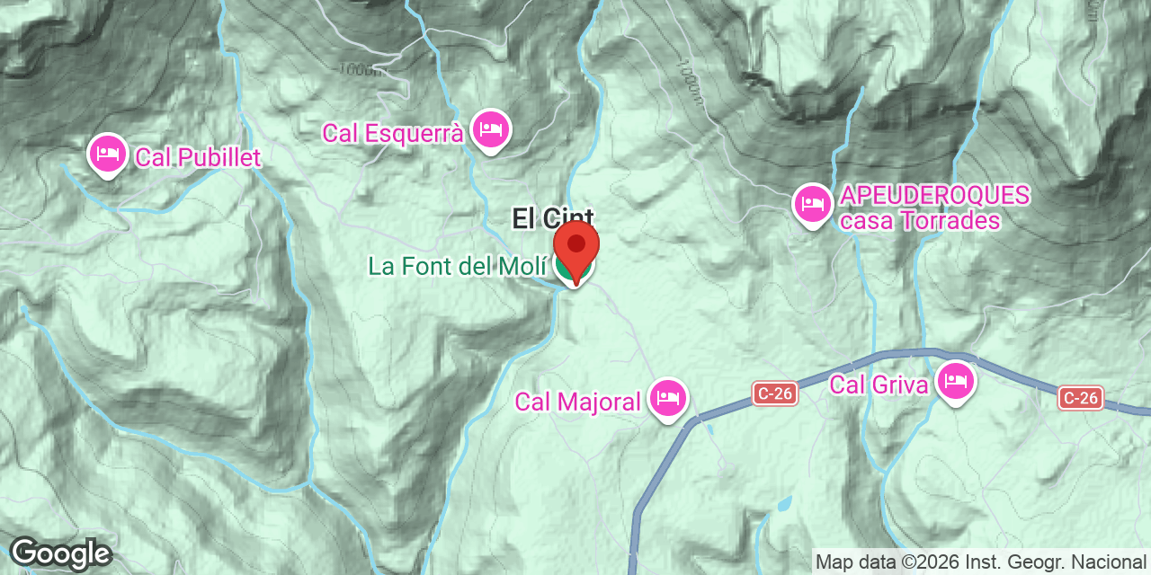 Mapa de situació de CAL FERRER, BALMA DE