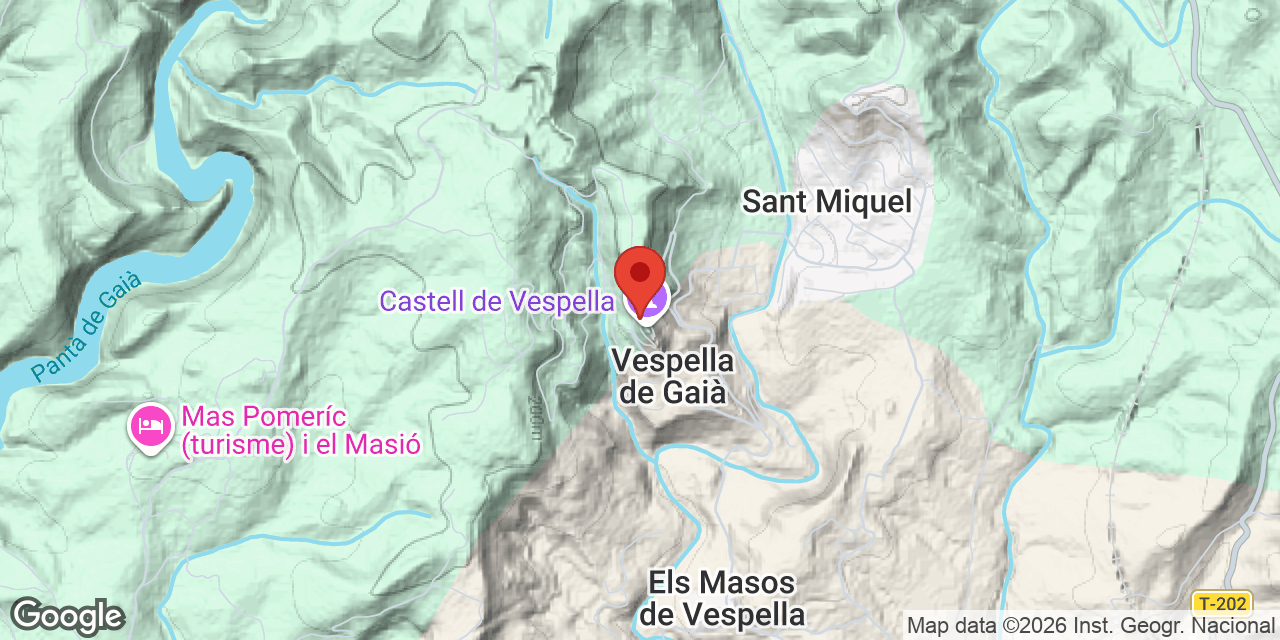 Location map of VESPELLA, COVA B DE