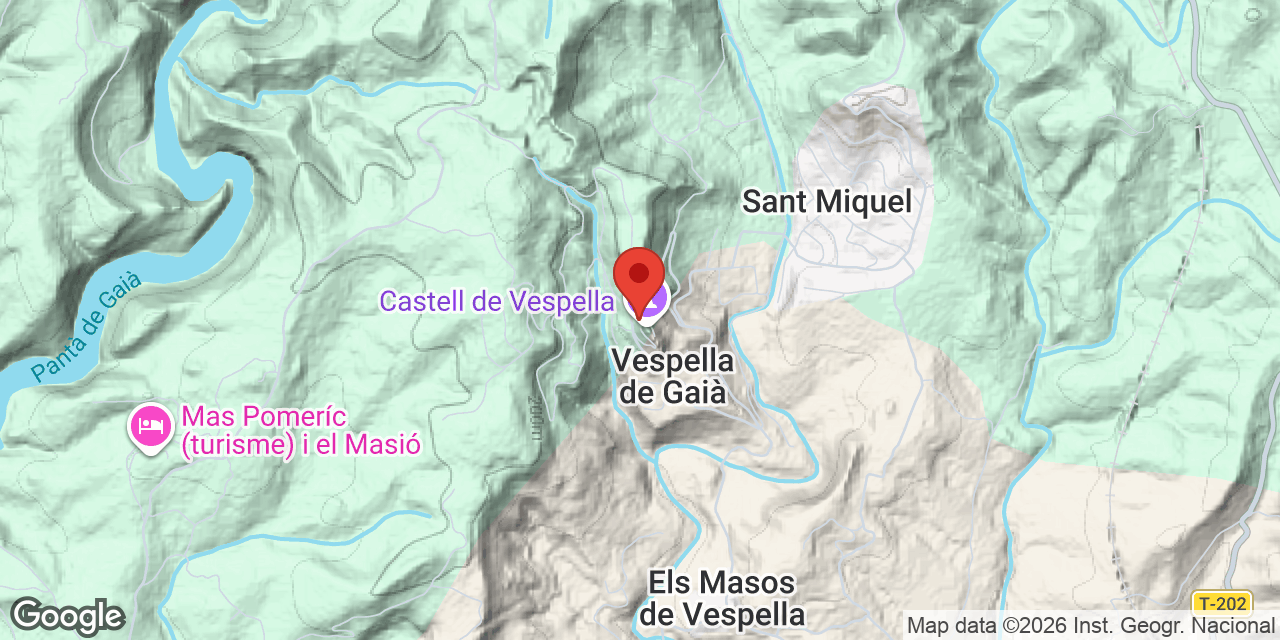 Mapa de situació de VESPELLA, COVA C DE