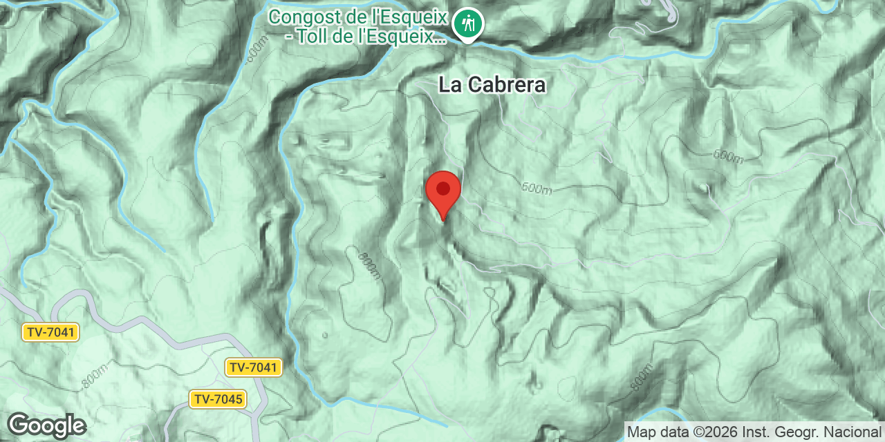 Carte de situation de CABRERA, AVENC PETIT DE