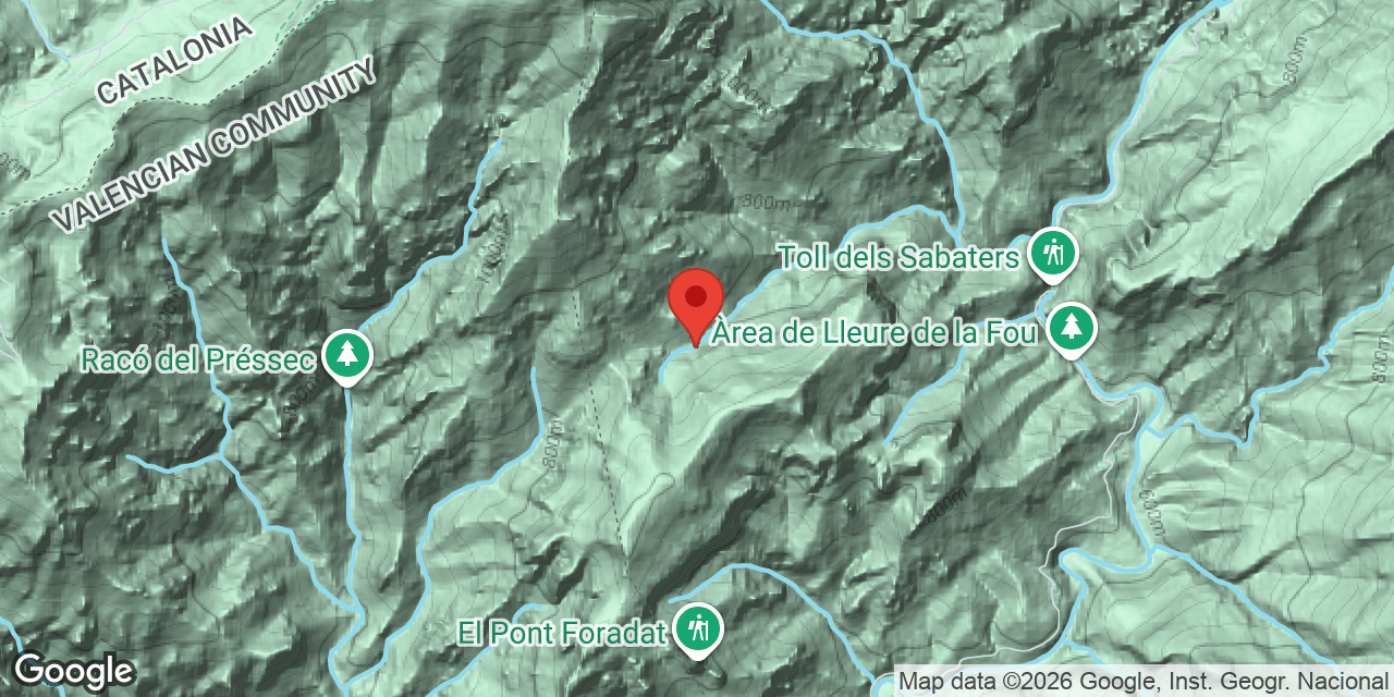 Carte de situation de ROJA, COVA DE LA