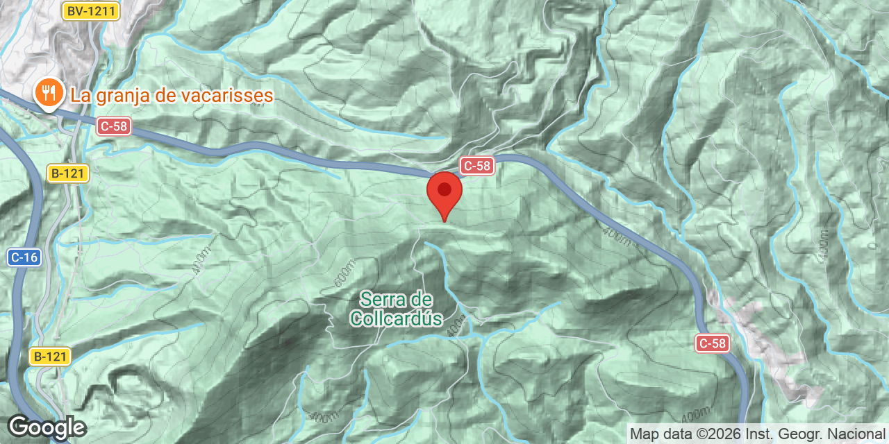 Location map of MATINERS, COVA DELS