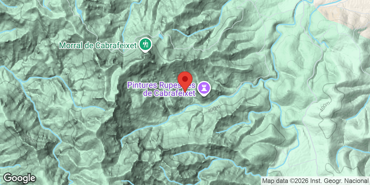Mapa de situació de MALLADA, COVA DE LA