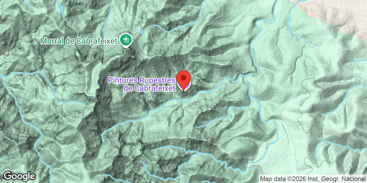 Mapa de situación de CABRAFEIXET, COVA DE
